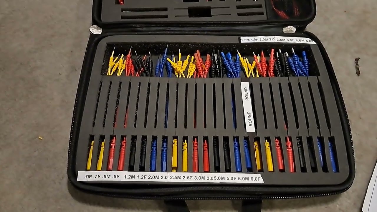 Automotive Circuit Teat Lead Kit Organization breakout leads From Amazon Temu AESwave