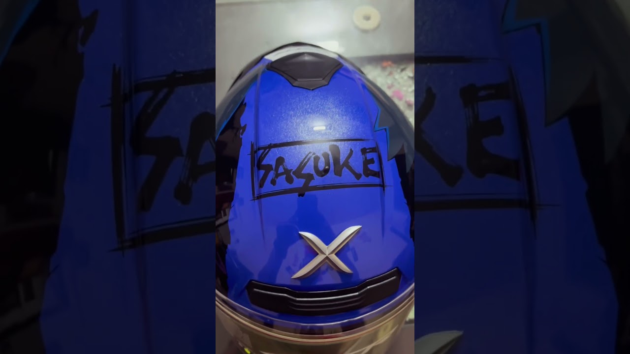 Unboxing Axor Helmet | Sasuke Theme Helmet | Axor x Naruto | Minivlog | New Journey | Anime