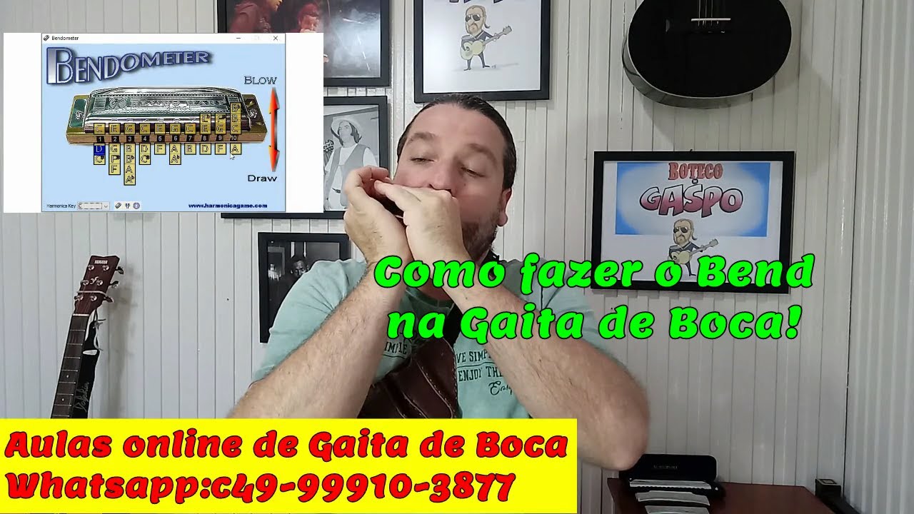 Como fazer o Bend na Gaita de Boca (Harmônica)