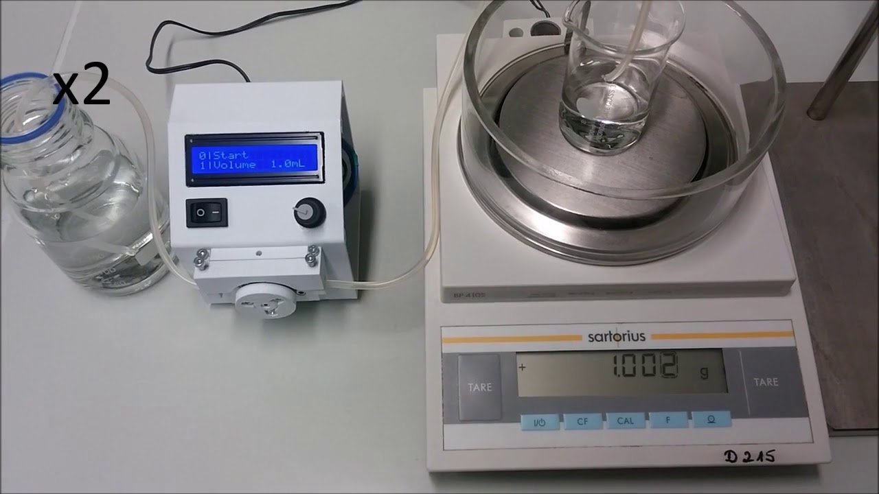 iGEM Open Source Peristaltic Pump - Demonstration