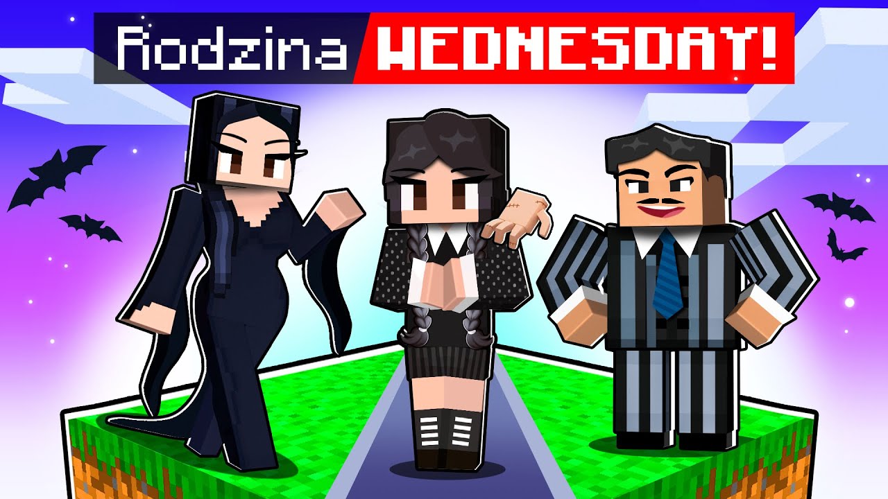MINECRAFT, ale RODZINA WEDNESDAY!