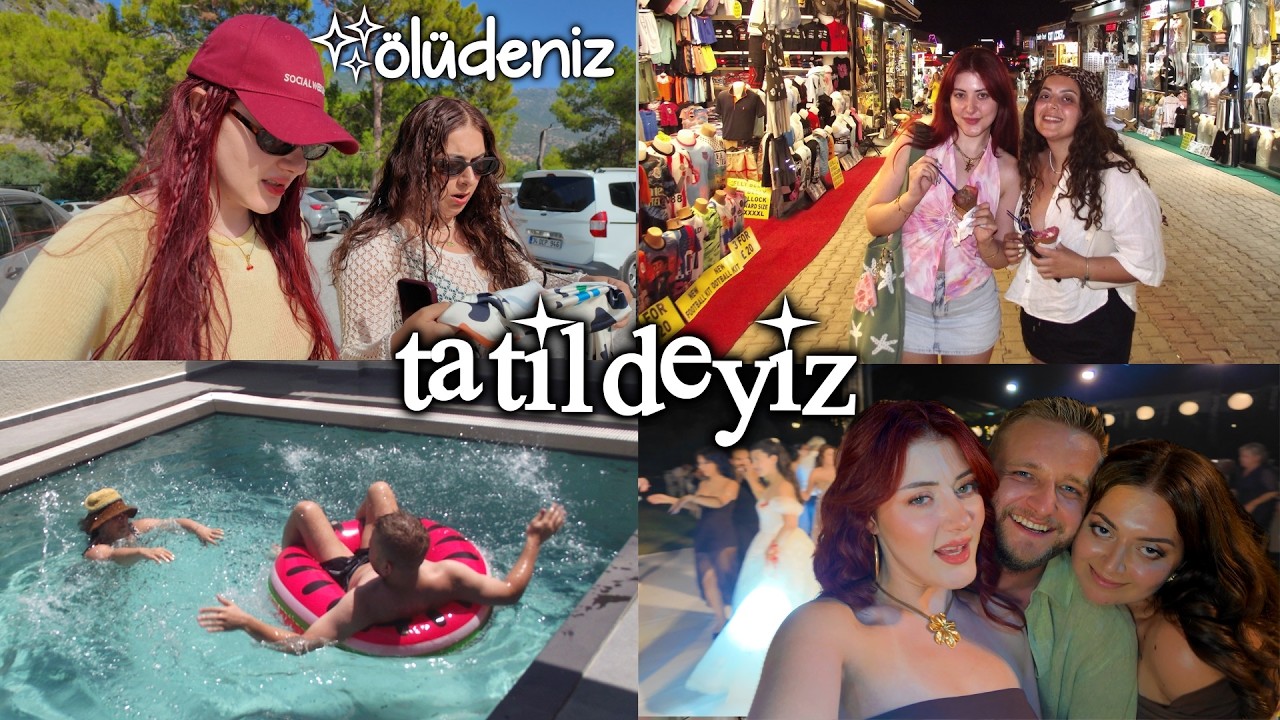 10 yıl sonra tatile çıktık! önce ölüdeniz sonra bacı düğünü👰‍♀️