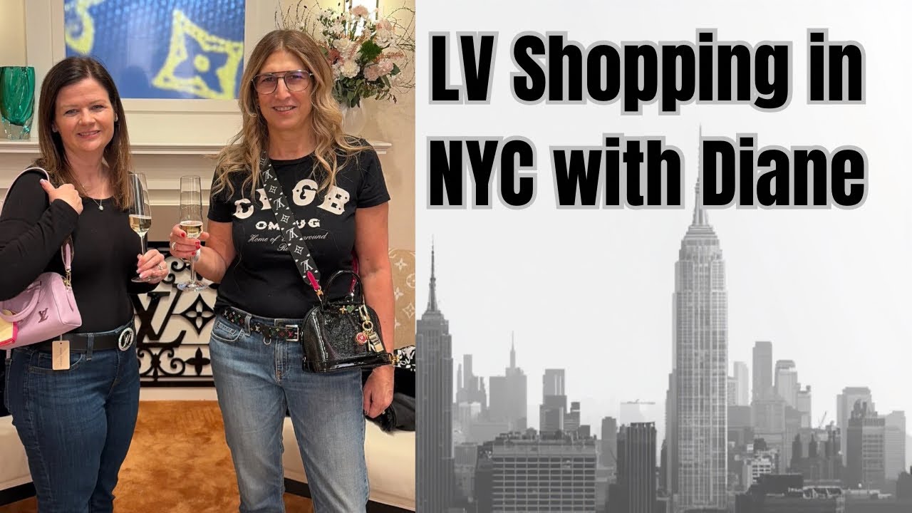 Встреча с Дианой из Luxury Handbag Edit в Нью-Йорке 🗽 | Временный магазин LV в Сохо, кафе LV и 57...