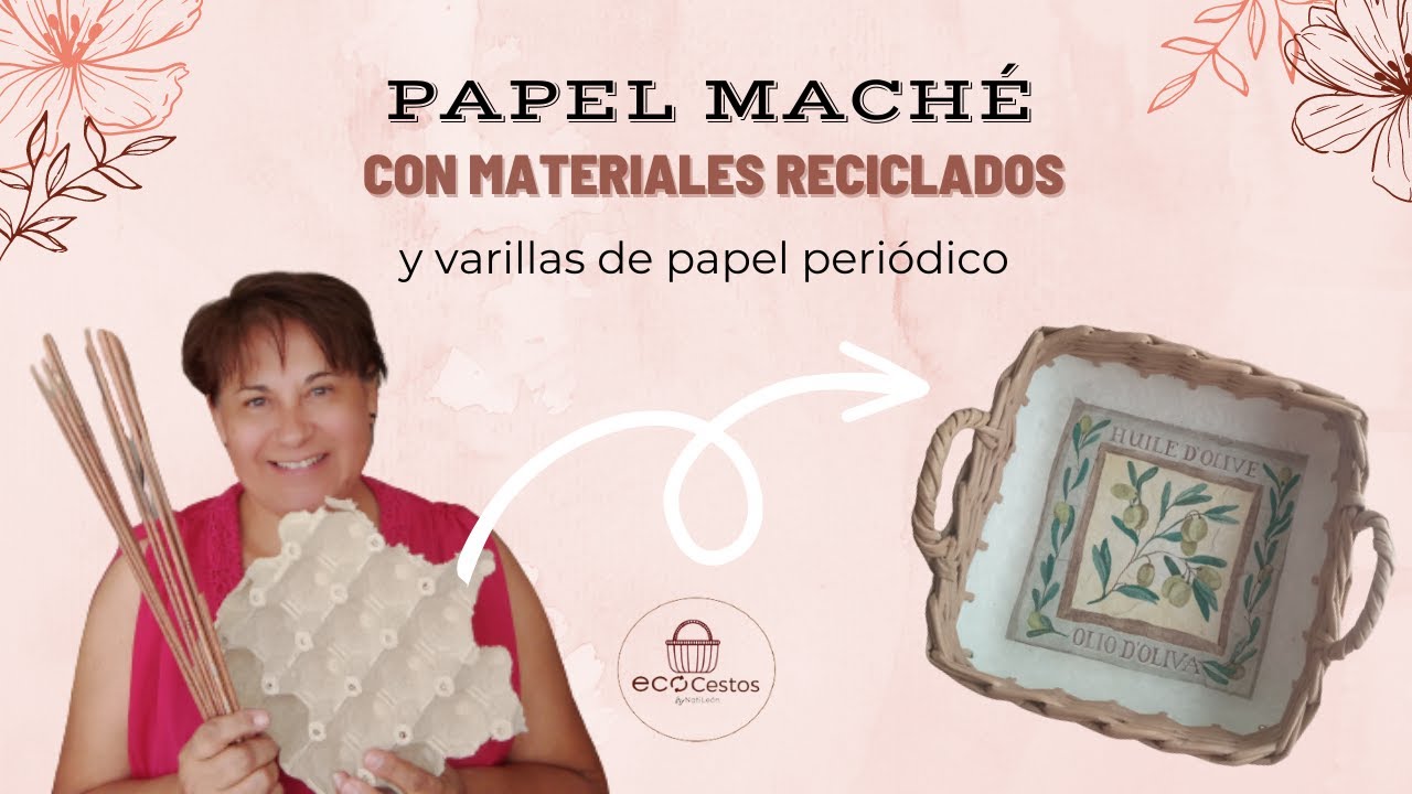 Mira lo que hago con papel mach&eacute; y papel peri&oacute;dico
