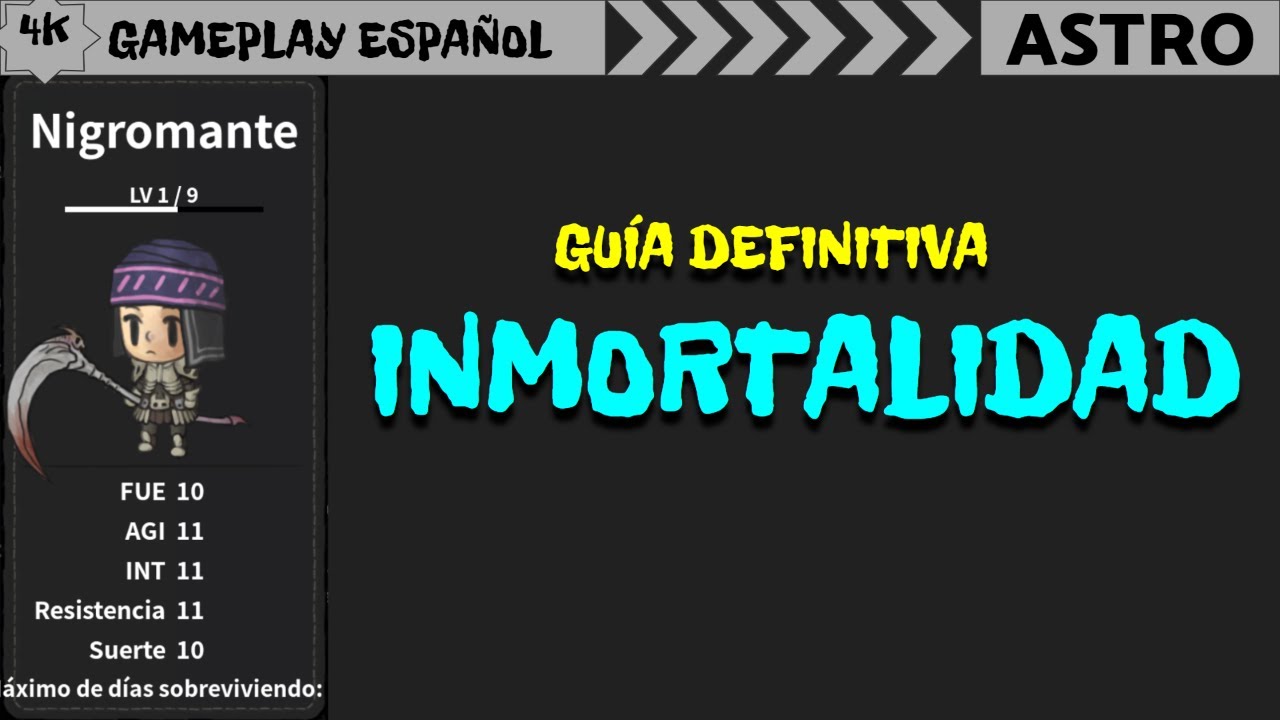¿CÓMO SER INMORTAL? GUÍA DEFINITIVA -THE WILD DARKNESS- GAMEPLAY ESPAÑOL