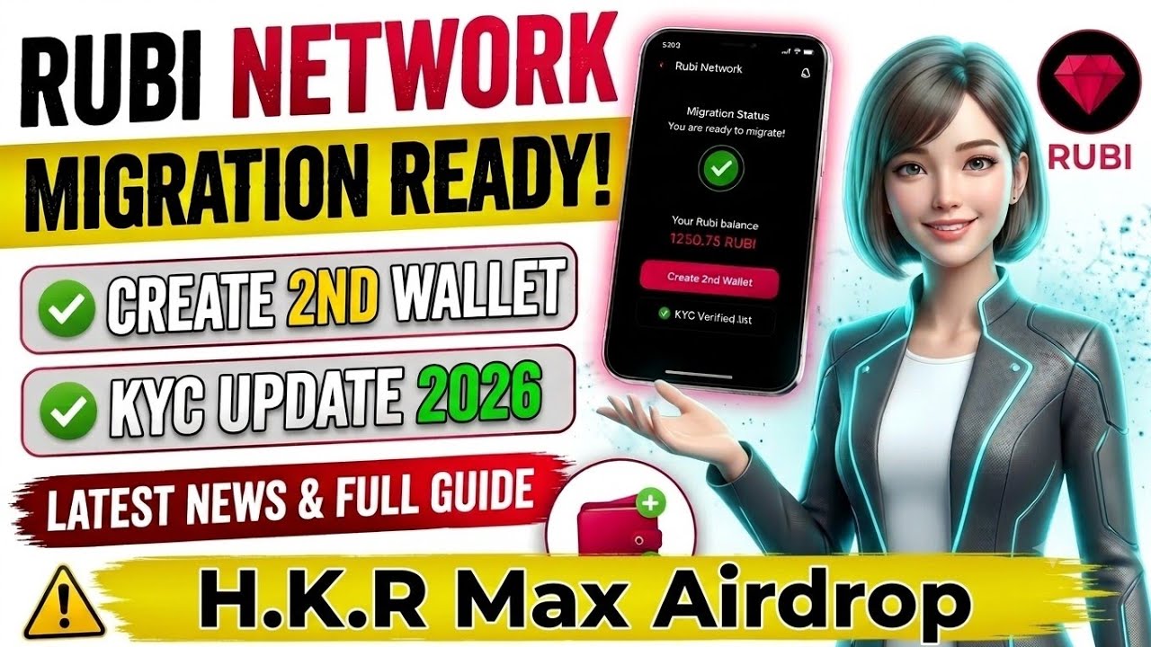 RUBI NETWORK AIRDROP●NEW UPDATE || PROTOCAL UPGRADE || WHAT NEXT? 2ND MIGRATION