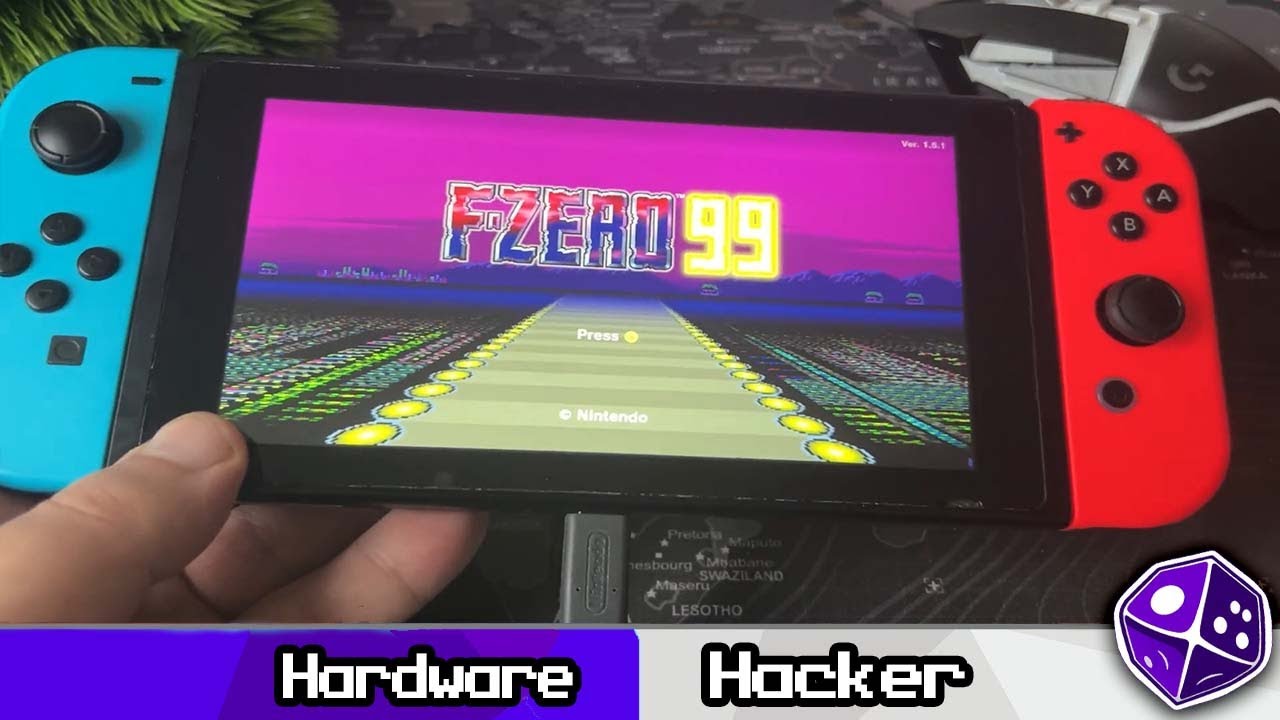F-Zero 99 | Nintendo Switch handheld gameplay