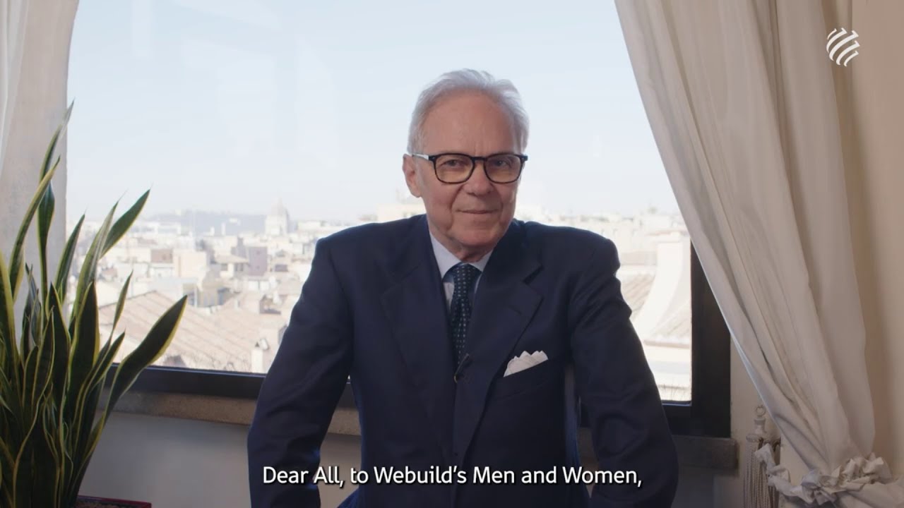 Webuild - Festività 2023 - Messaggio di fine anno dell’Amministratore Delegato Pietro Salini