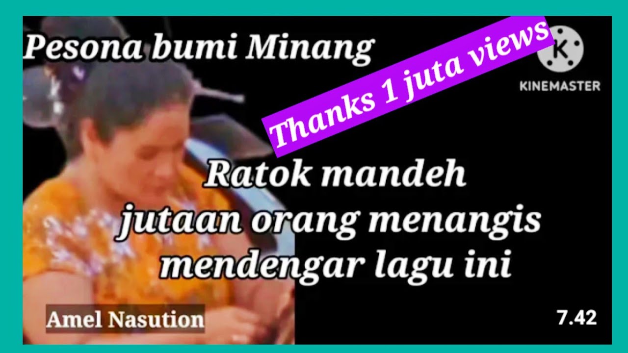 tangih mandeh lagu minang nostalgia sedih banget // Lagu dan kenangan 🌹🌹