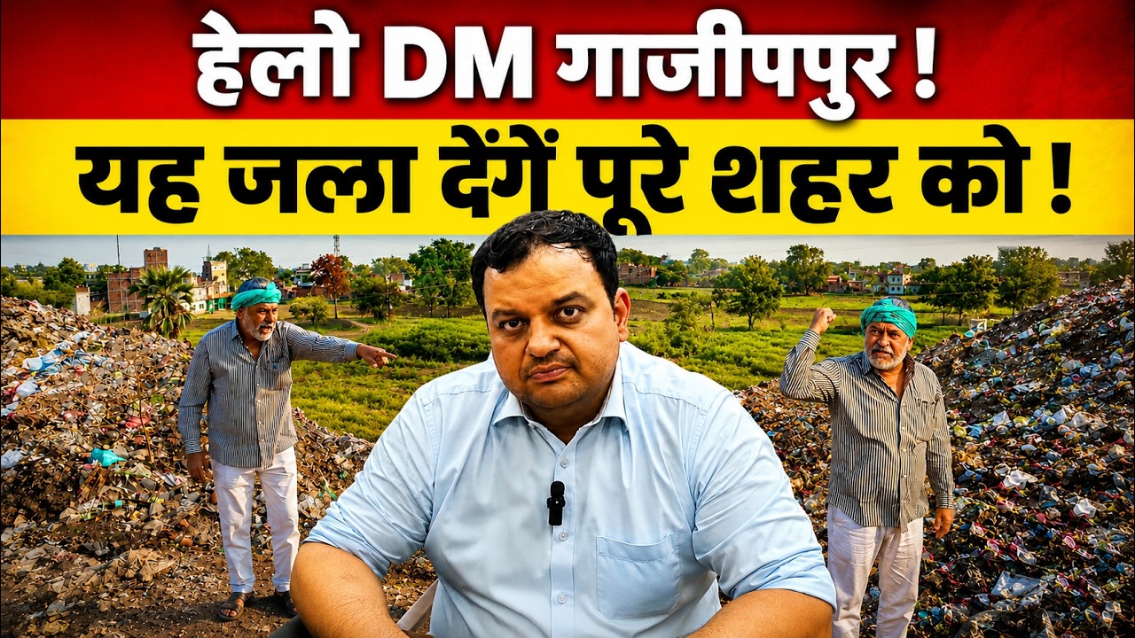 हेलो DM गाजीपुर ! यह जला देंगे पूरे शहर को ! Ghazipur News | Brajbhushan Markandey #news