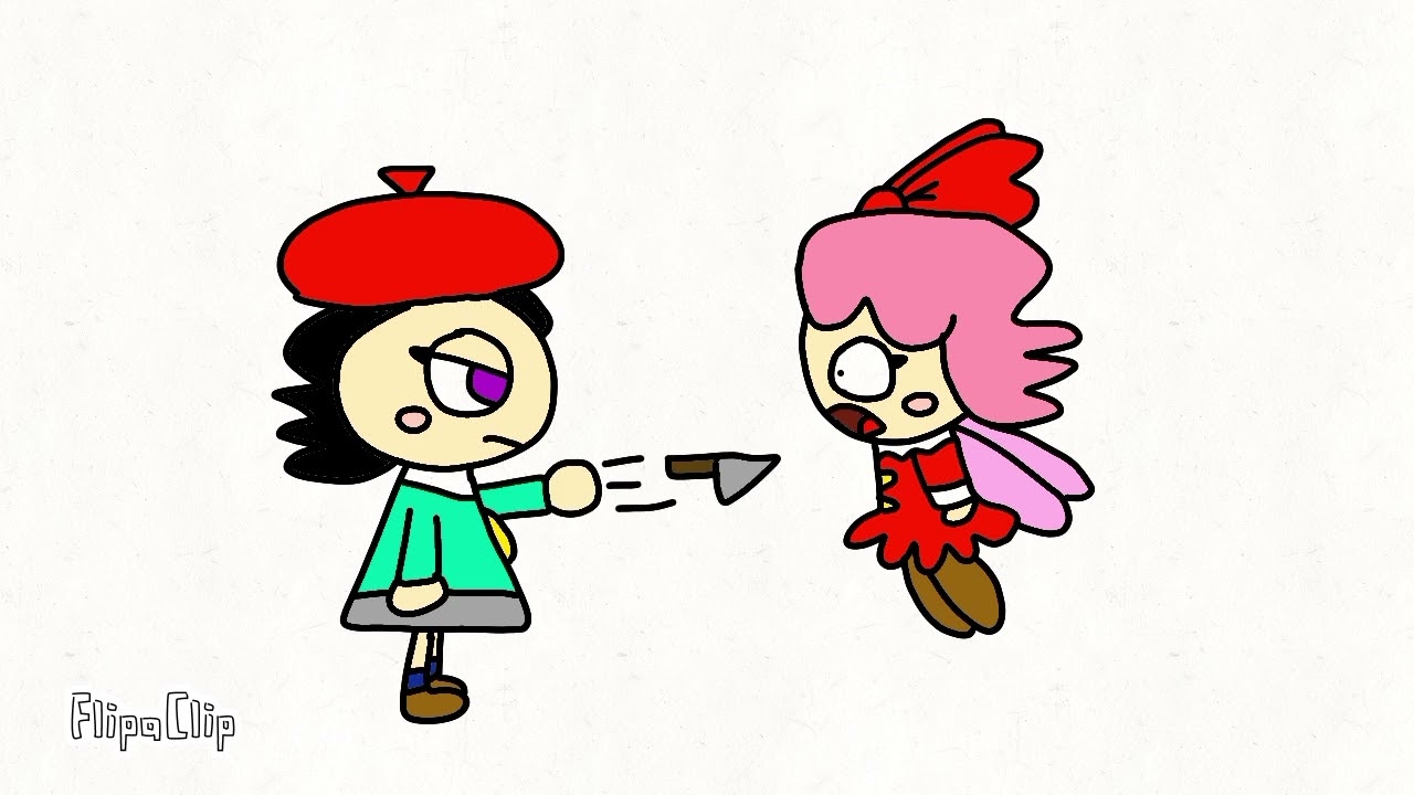 Kirby Parody Animation: Adeleine killed Ribbon with a knife