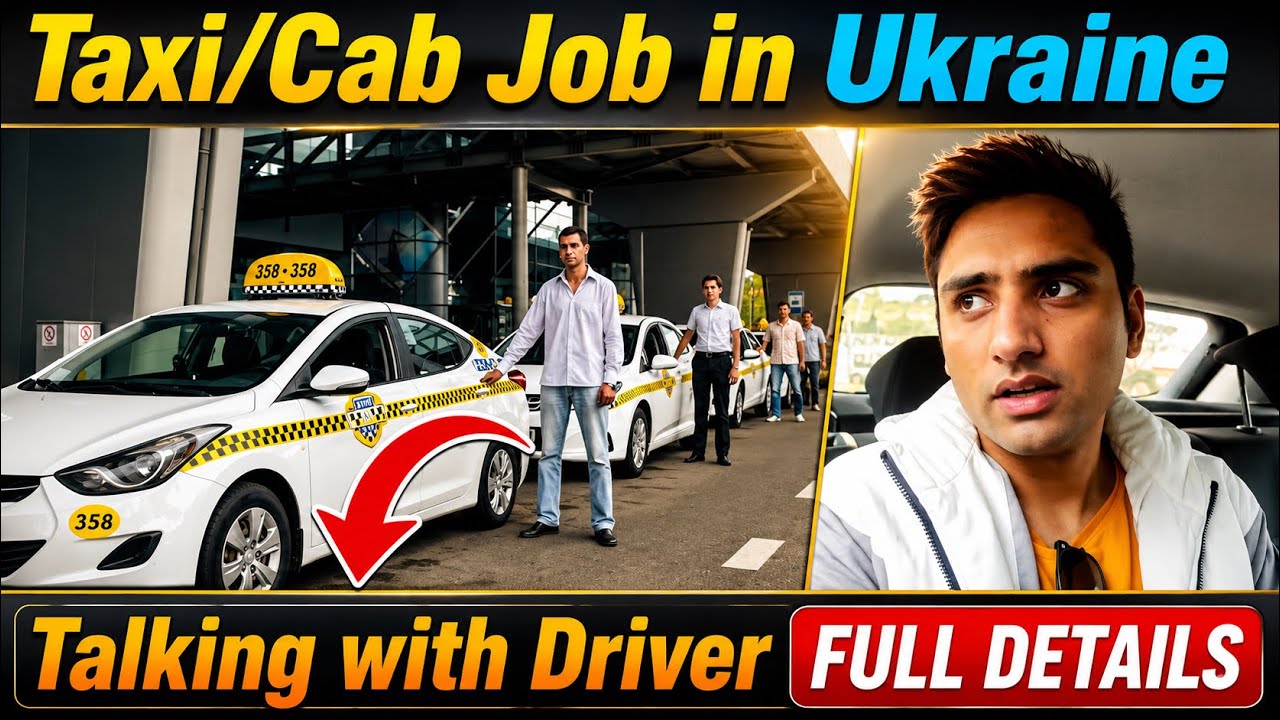 Taxi Cab Driver Job in Ukraine | Nomad Mani