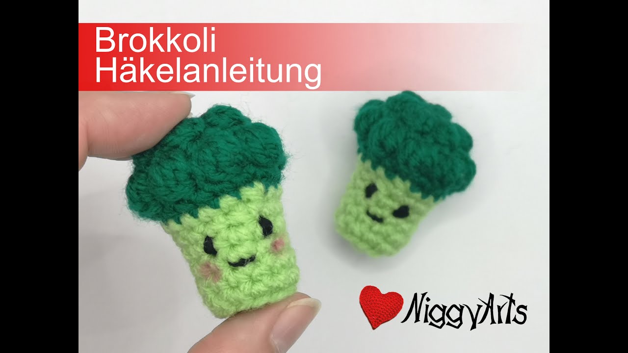 Häkelanleitung Brokkoli - kawaii - Amigurumi
