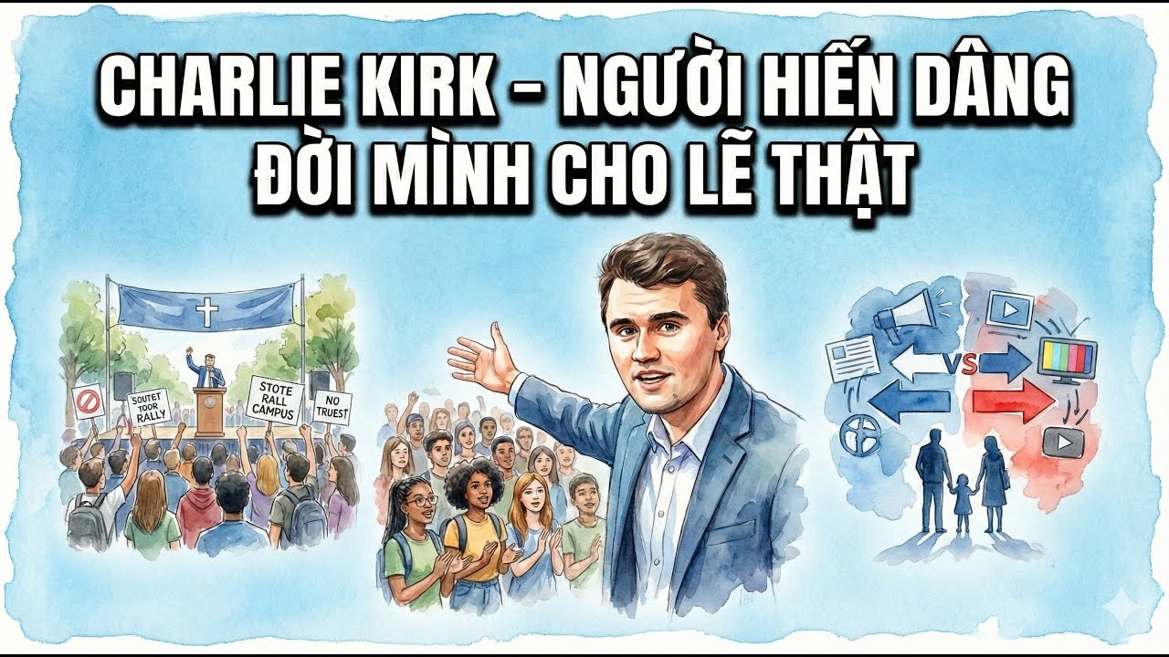 Charlie Kirk – Người Hiến Dâng Đời Mình Cho Lẽ Thật