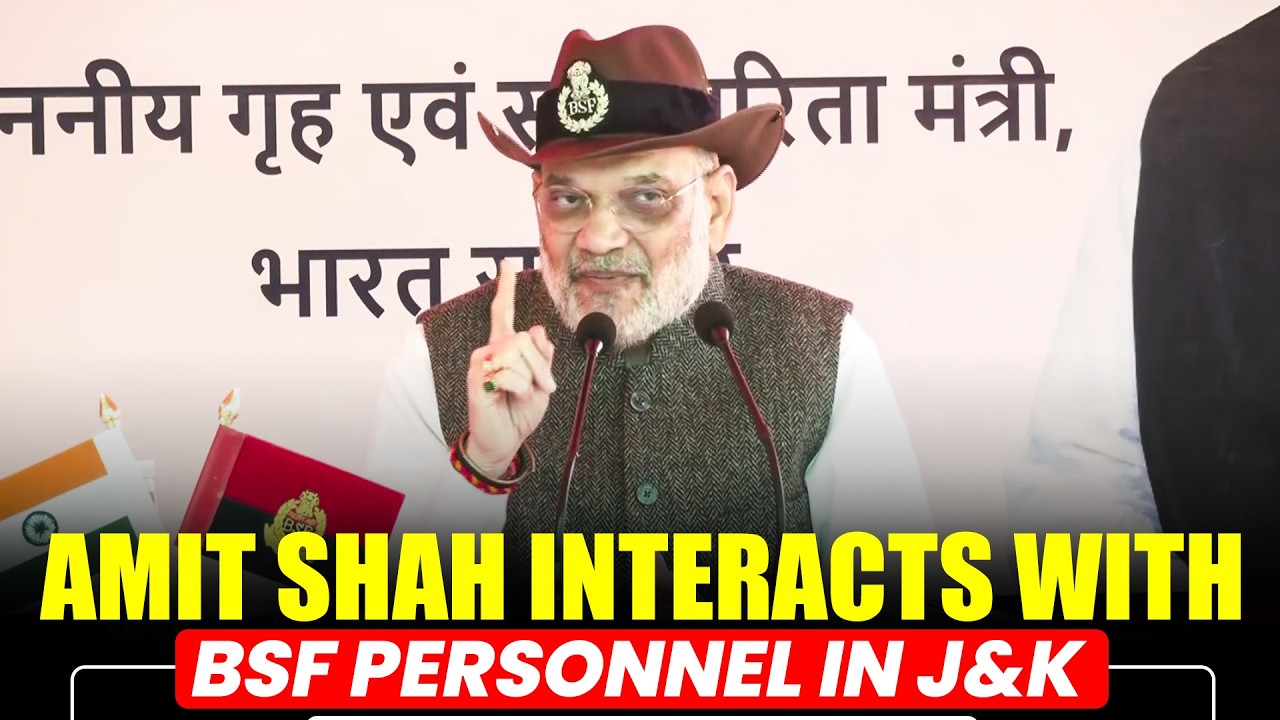 HM Amit Shah Interacts with BSF Personnel at Bobiya BOP in Jammu & Kashmir |India |Near Pak Border