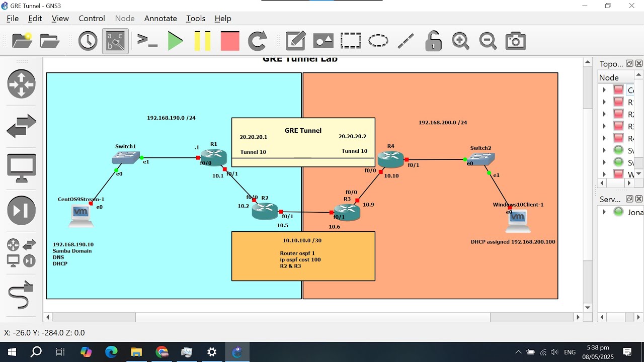How To Send DHCP Over GRE Tunnel And Join A domain