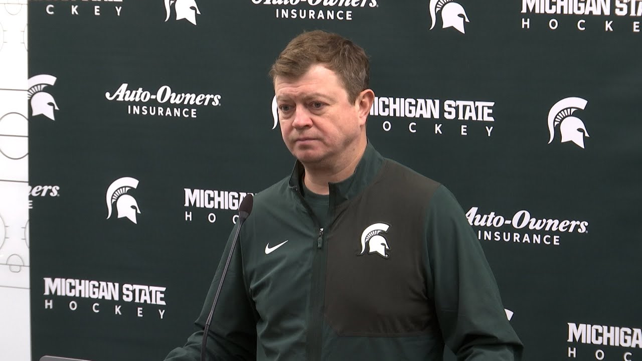 Press conference: Adam Nightingale ahead of Michigan State hockey's series against Ohio State