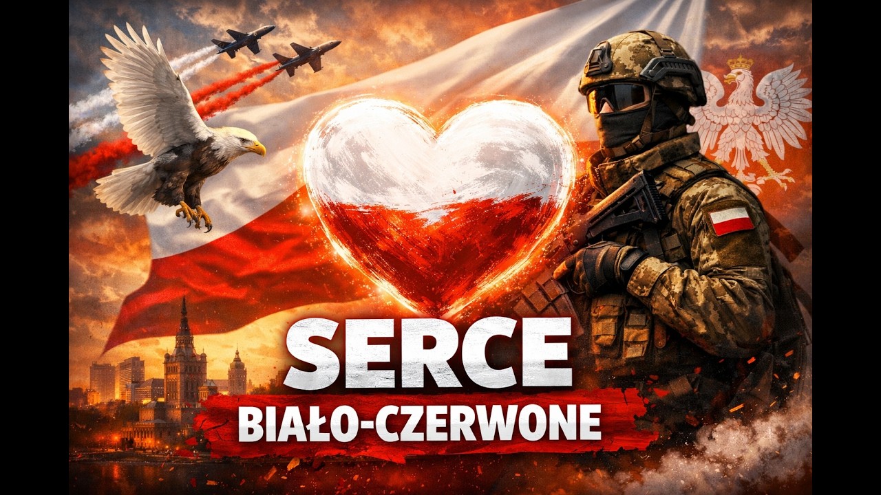 SERCE BIAŁO-CZERWONE | Patriotyczna Pieśń o Polsce