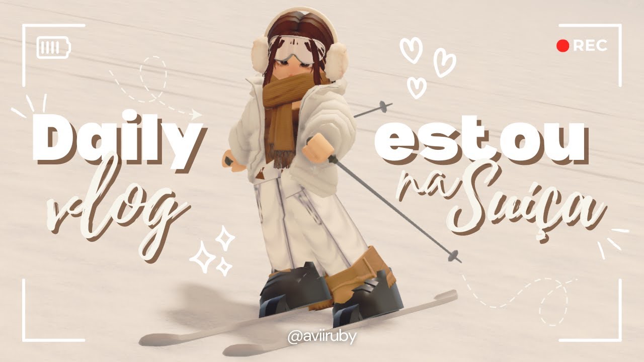🥘🧤Primeira vez na SUÍÇA|#vlog17| comida, roupas, esqui | Bloxburg Roleplay e Berry Avenue