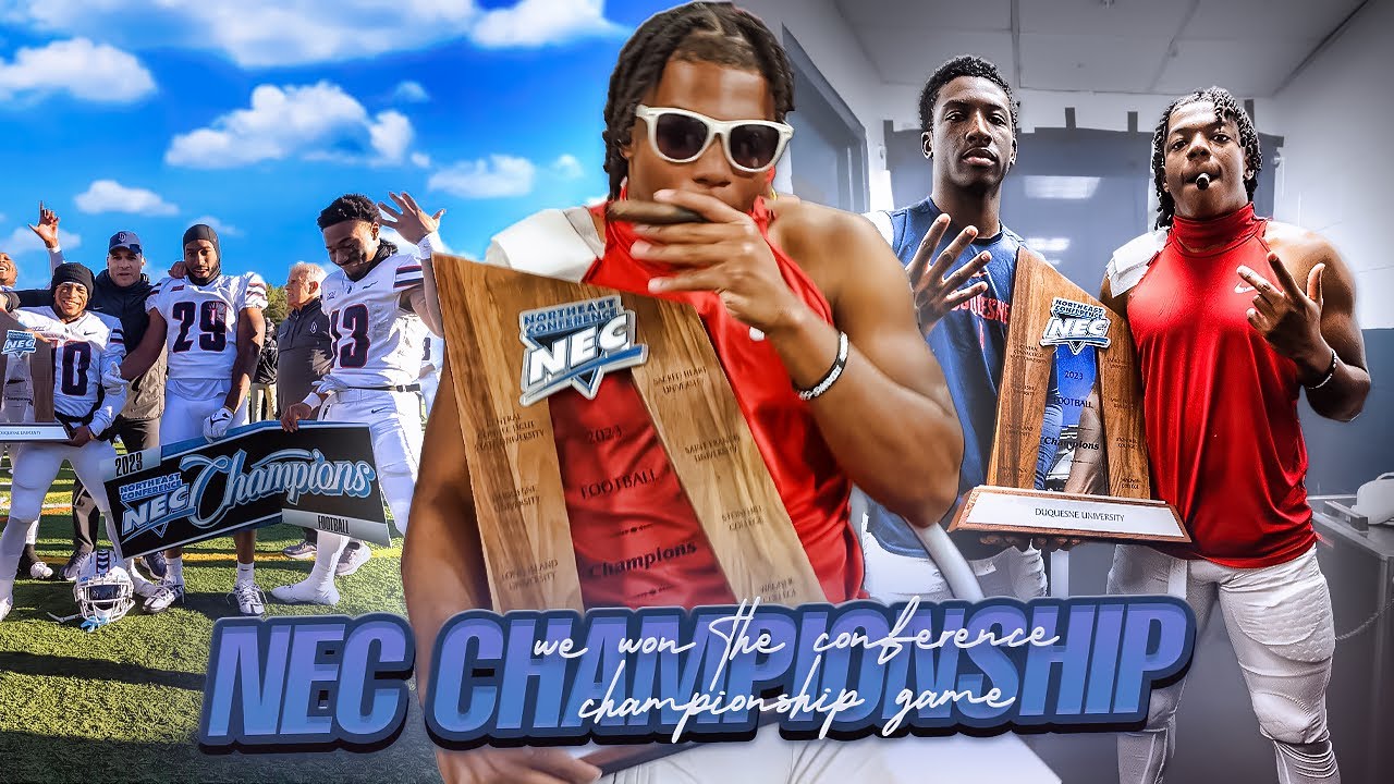 WE WON THE CONFERENCE CHAMPIONSHIP!