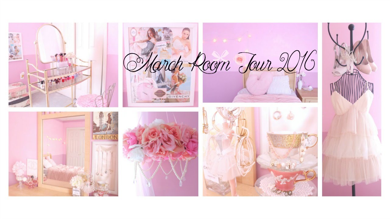 Room Tour Girly/Shabby Chic March 2016 ♡Chloe Griffin