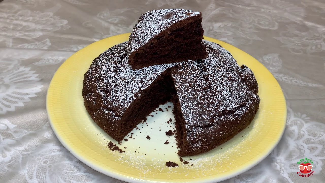 Torta Soffice al Cacao (Cioccolato)🍫  Facile da preparare
