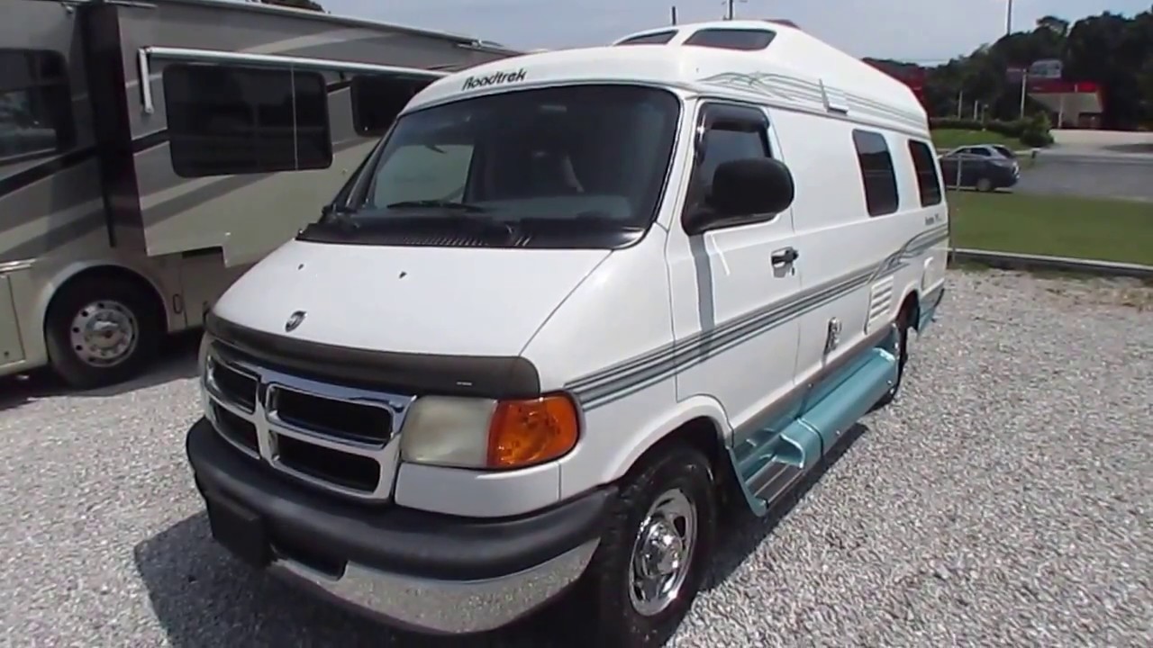 SOLD! 2000 Road Trek 190 Popular Class B Camper Van, King Bed Model, 15 MPG, Generator, $24,900