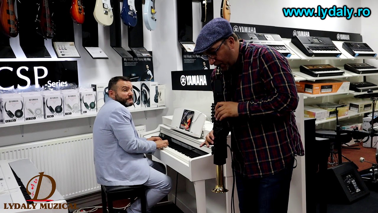 Yamaha YDS-150 demo at Lydaly Muzical store