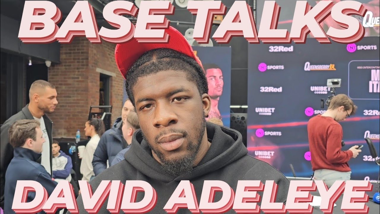 BASE TALKS: DAVID ADELEYE 🥊 "Sometimes the route changes, but the destination doesn't"