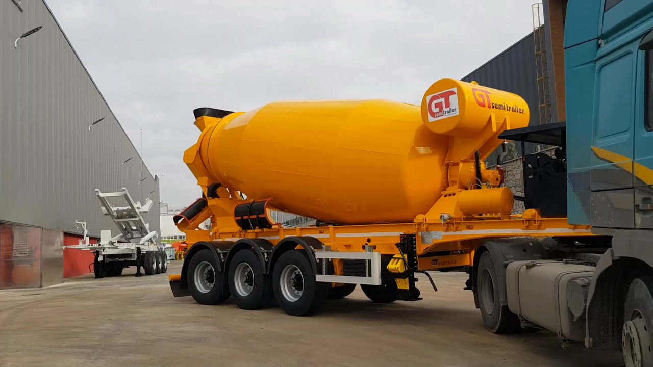 2021 New Concrete Mixer Semi-trailer,  from manufacturer
