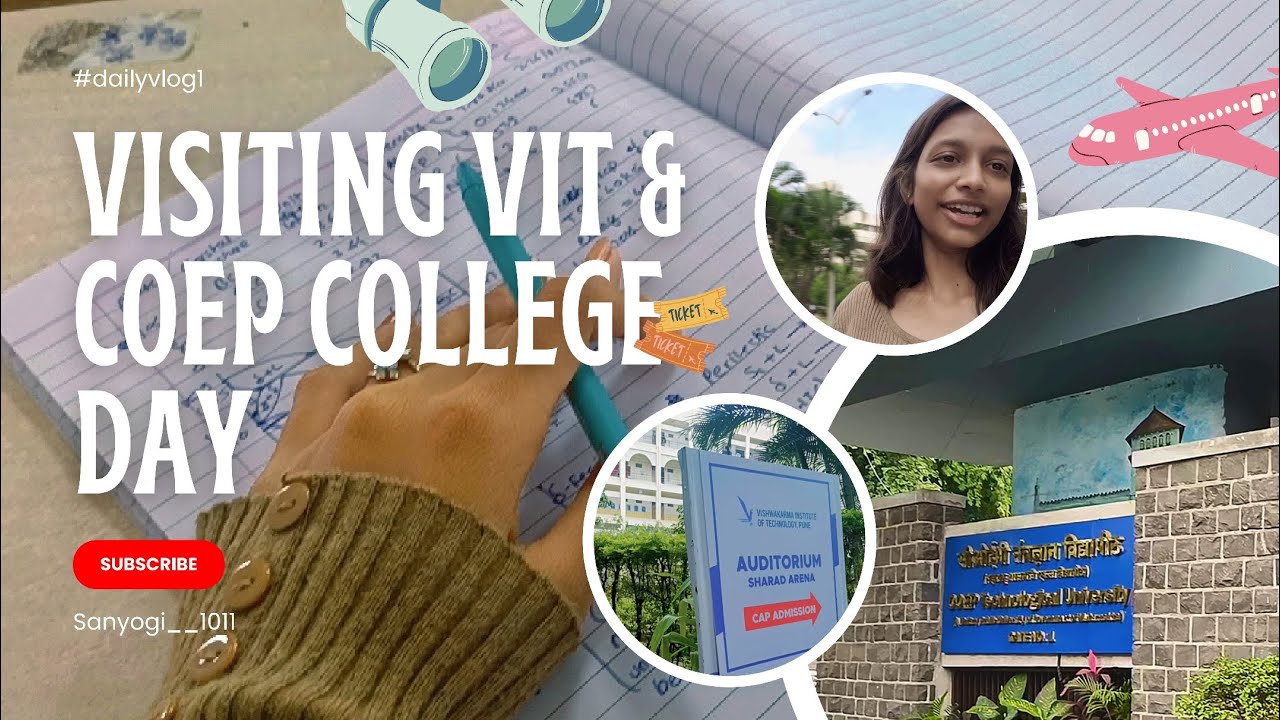 First time visiting VIT & COEP college day ✨🥴 || 