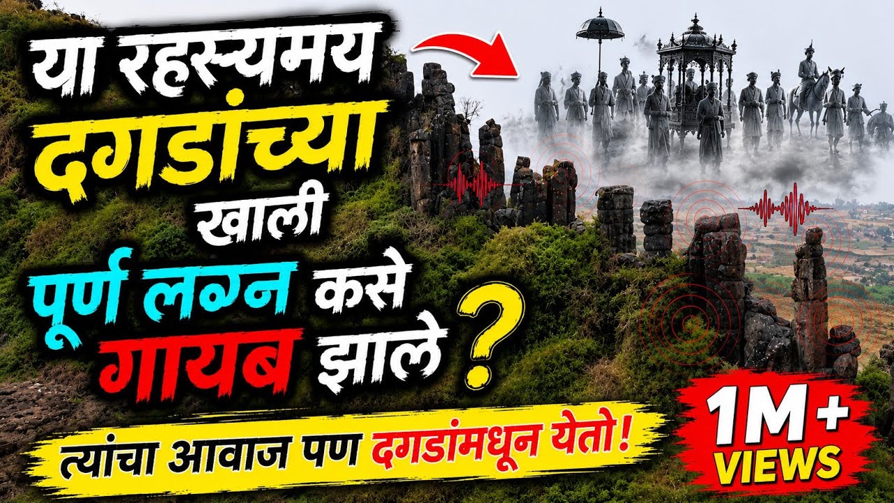लग्नाची वरात गायब झाल्यावर दगड कसे बनले चला बघूया | marathi vlog..