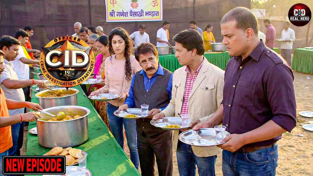 सालुंखे, दया, अभिजीत और तारिका को खाना न मिलने के कारण भंडारे में खाना खाया | CID | Latest Episode