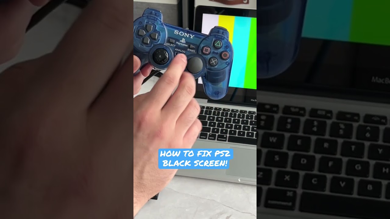 How To Fix PS2 Black Screen | Step by Step Tutorial #ps2 #hdmiadapter #technology #gaming #fixed