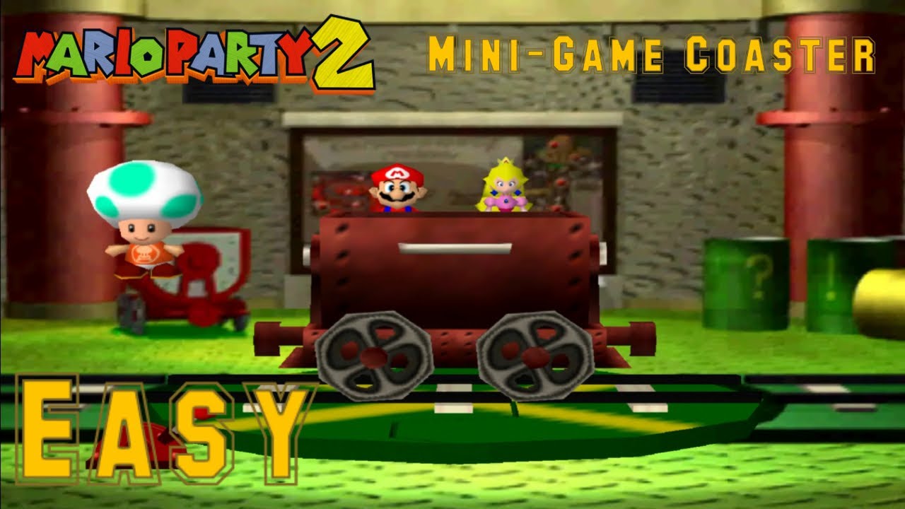 Mario Party 2 - Part 25 - Mini-Game Coaster - Easy Course