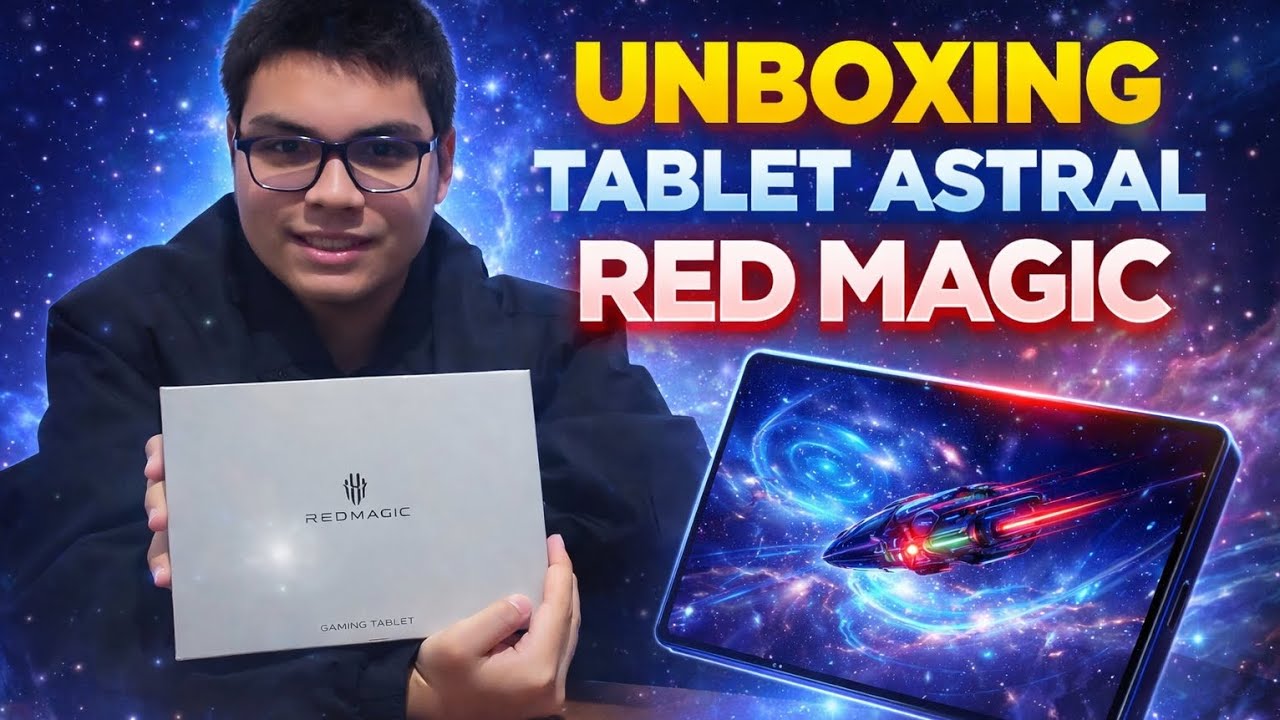 Redmagic astral, unboxing 