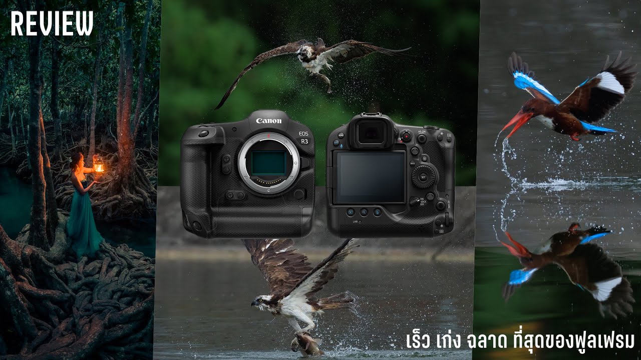 Review Canon EOS R3 .... กล้อง Full Frame  เร็ว เก่ง และฉลาดที่สุดในเวลานี้
