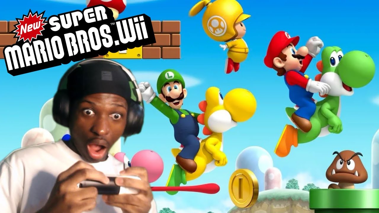 I'm NOT GETTING OFF STREAM UNTIL I BEAT NEW SUPER MARIO BROS Wii 100%