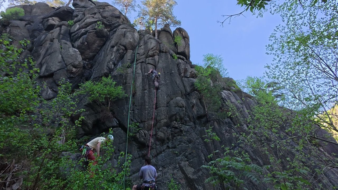 Klettern im Harz - Adlerklippe / Filmriss 6+