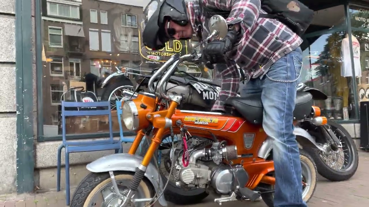 Rusty Gold Moto Catwalk: Honda Dax C70 Mini Trail with some serious grunt. Highway legal!