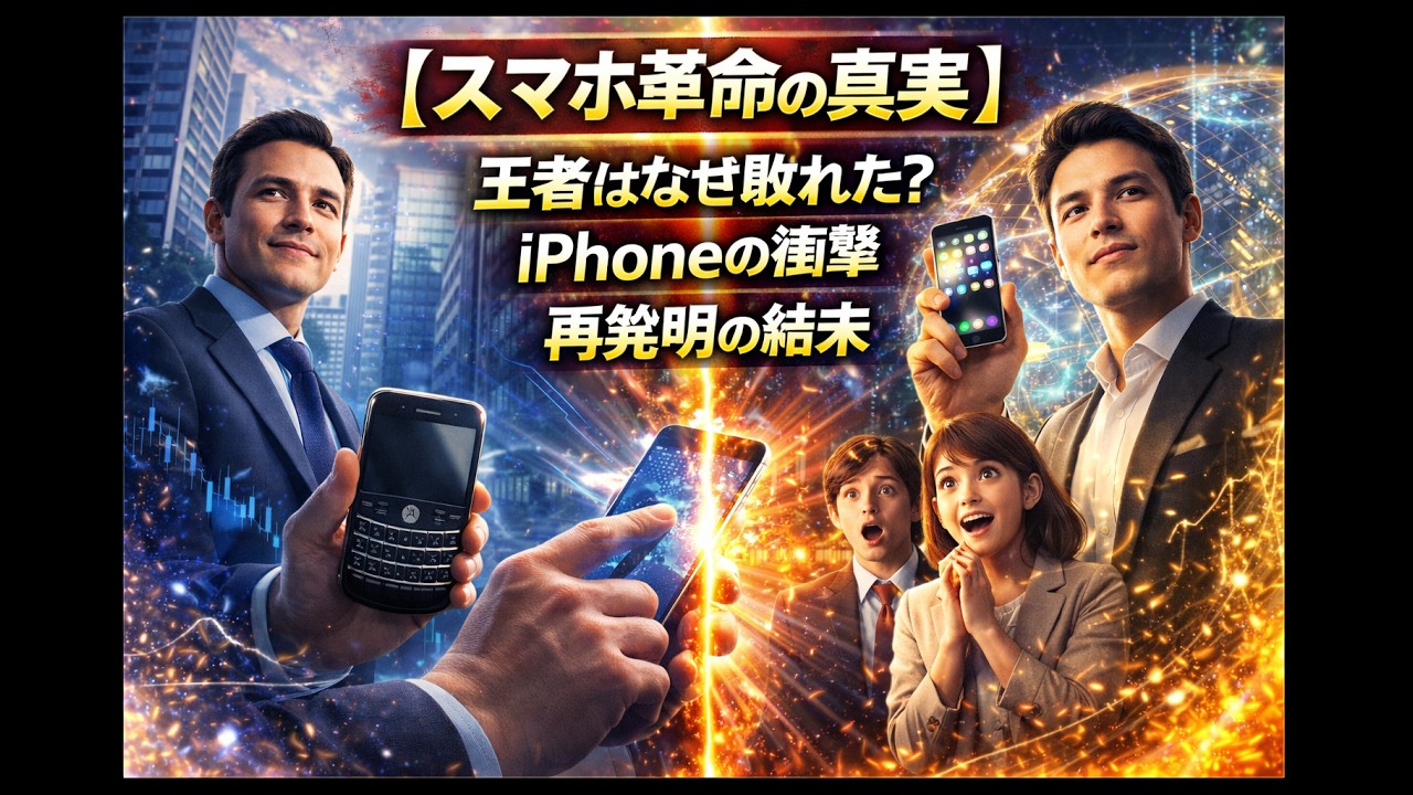 【iPhone vs ブラックベリー】なぜ絶対的王者は敗北したのか？スマホ革命の真実 iPhone vs BlackBerry: The Fall of a $100B Empire.