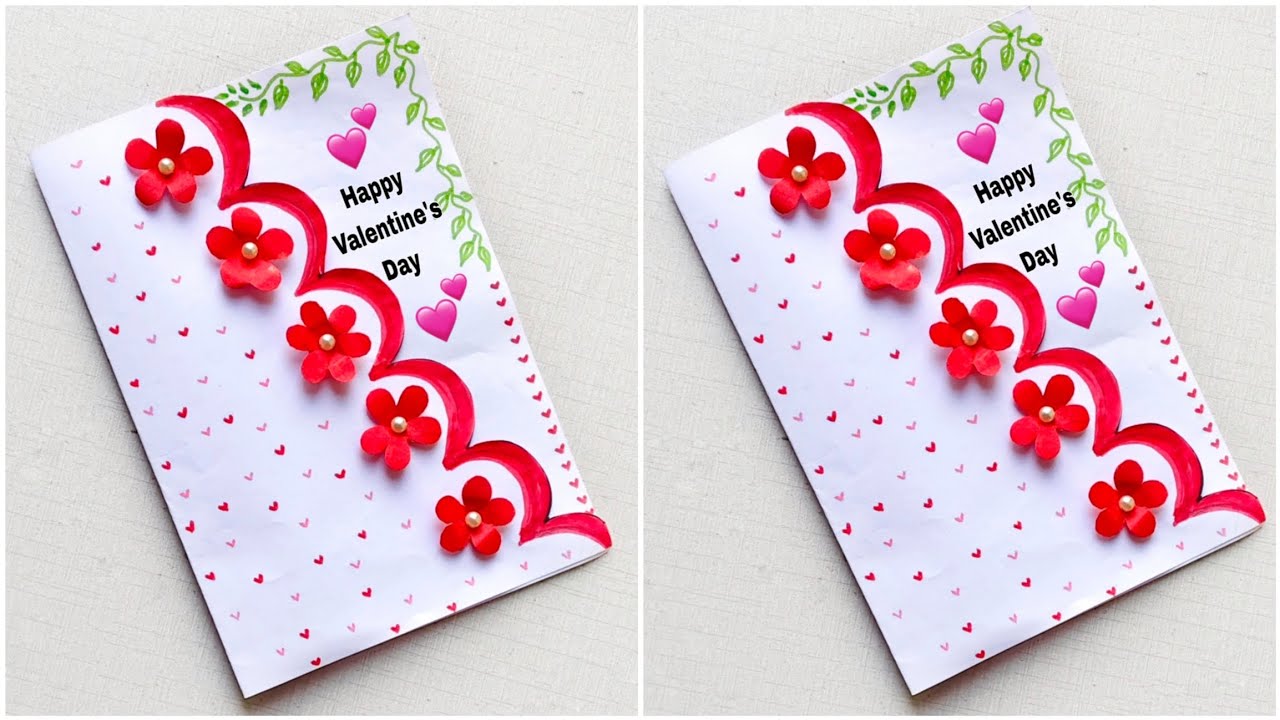 Valentines Day Card | Valentine's Day Crafts With Paper | Valentine's Day Gift Ideas | Paper Crafts