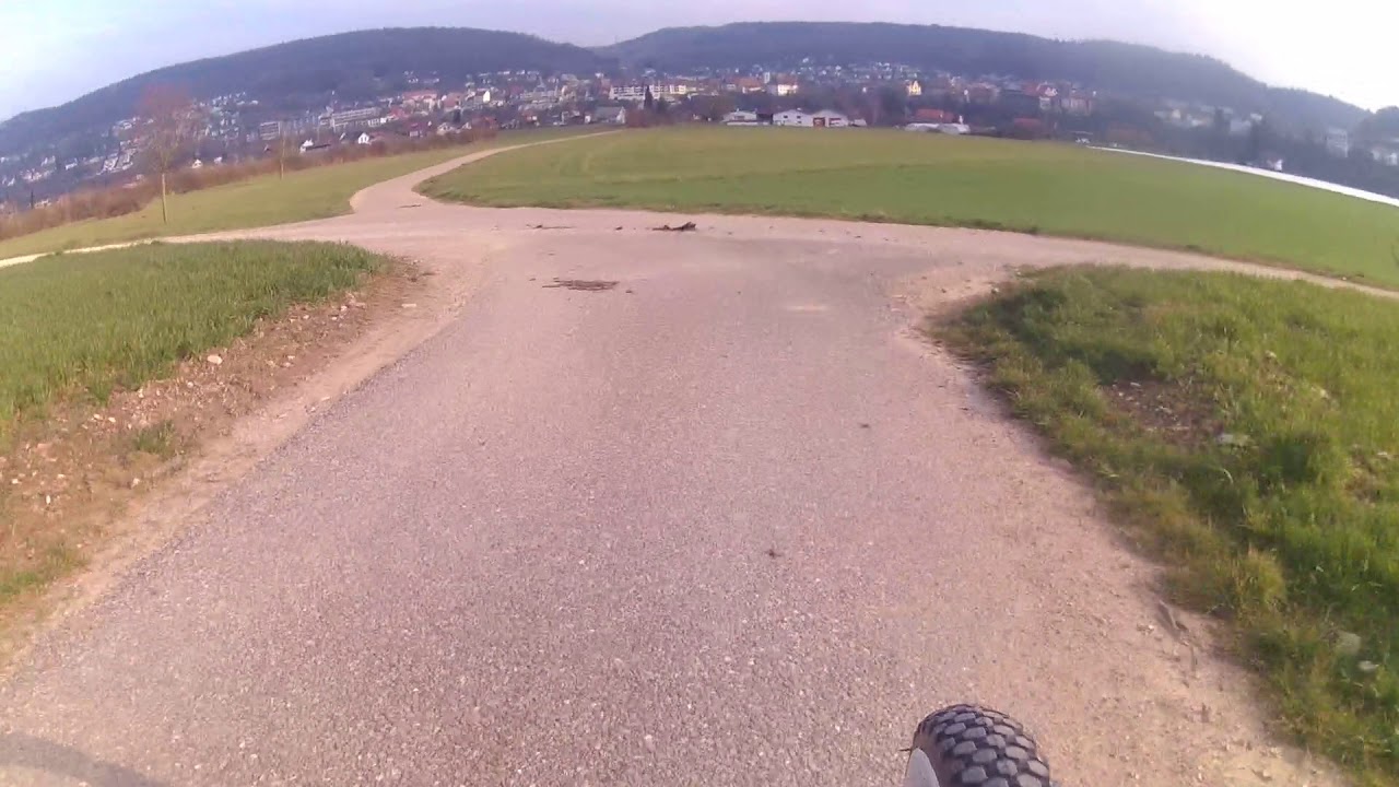 Short test drive of new tires