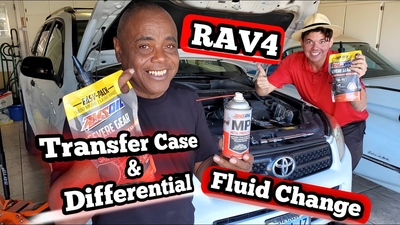 RAV4 Transfer Case Differential AMSOIL 75W-90 Fluid Change