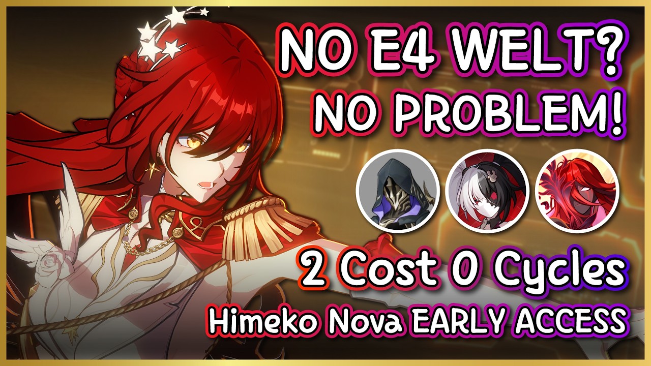 E0 Himeko Nova DESTROY EVERYTHING! | 2/3 Cost 0 Cycles ALL MoC12 | HSR Early Access