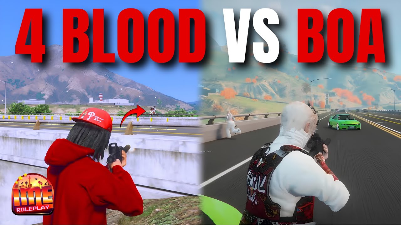 4 BLOOD VS BOA !!! TARUHAN 500.000 DOLLAR #imerp #imeroleplay