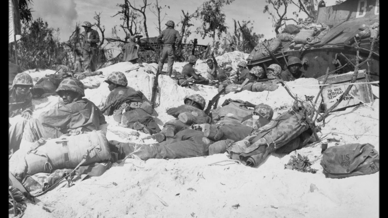Rare Audio Recording of the Battle of Peleliu (1944)