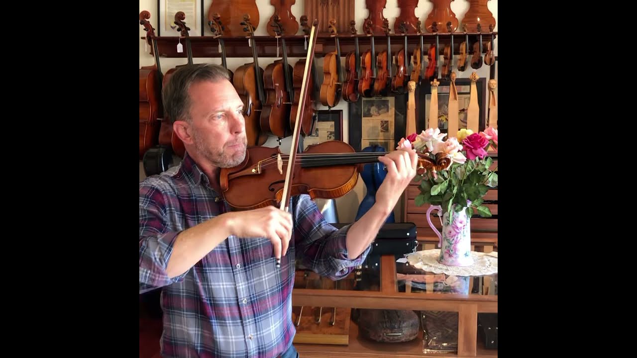 Fine Bergonzi-model Violin Crafted by Eric Benning in 2020
