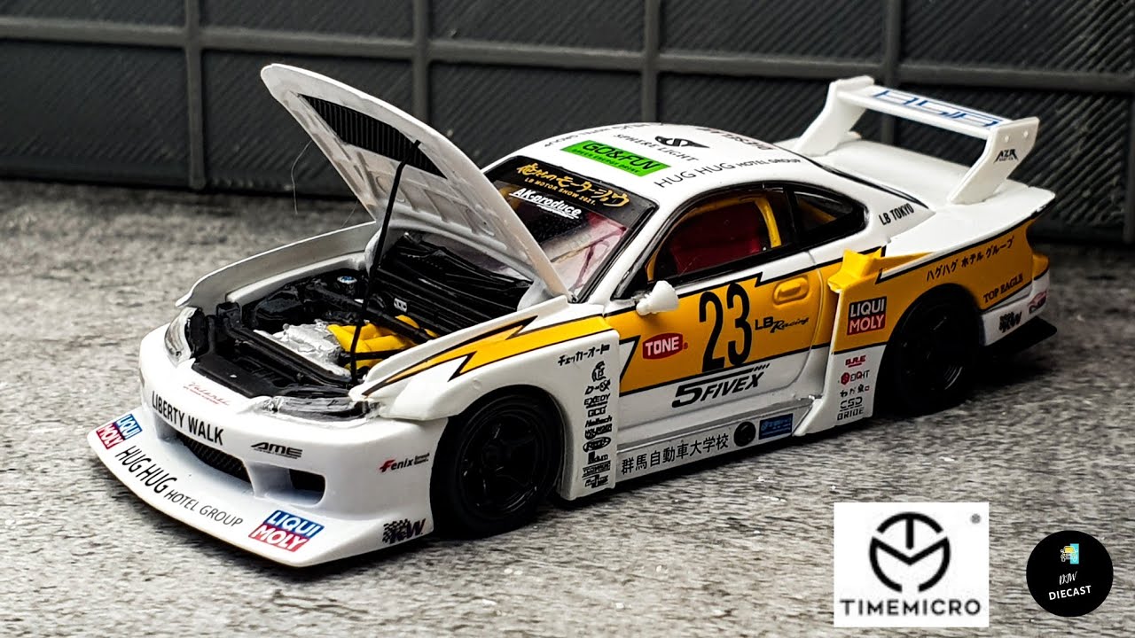 Nissan Silvia S15 LBWK Super Silhouette Presentation by Time Micro | UNBOXING and REVIEW