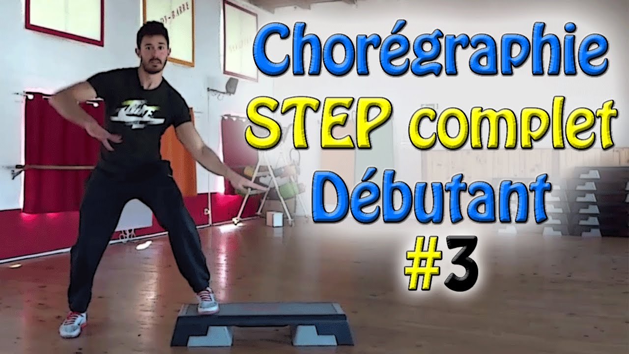 Chorégraphie STEP débutant #3 - Cours de STEP complet français - Apprendre le step